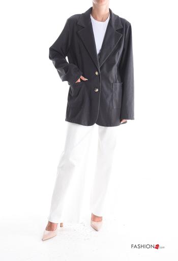 Blazer con cuello con botones con bolsillos - ph 5