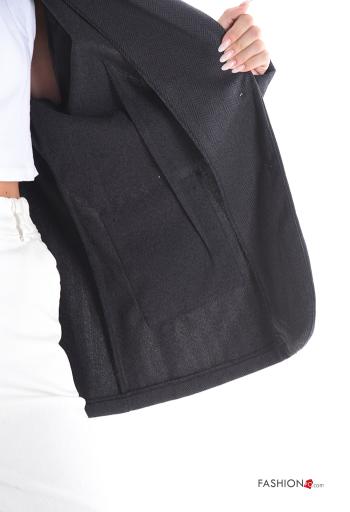 Blazer con cuello con botones con bolsillos - ph 6