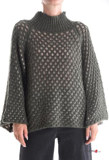 Wool Mix Sweater Rollneck