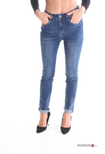 Jeans in Cotone con tasche - ph 1