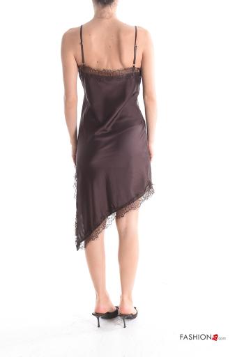 Sottoveste asimmetrico pizzo raso scollo a V - ph 2