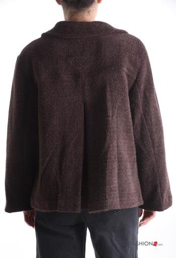 Giacca doppio petto con colletto con tasche con fodera - ph 2