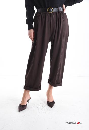 Pantalone con elastico con cintura con tasche - ph 1