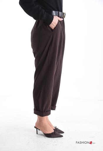 Pantalone con elastico con cintura con tasche - ph 3