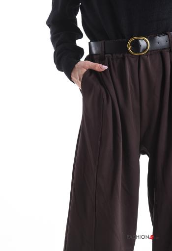 Pantalone con elastico con cintura con tasche - ph 4
