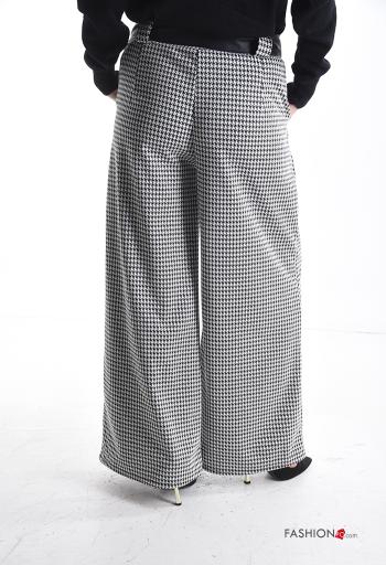 Pantalone wide leg con tasche con nastro - ph 2