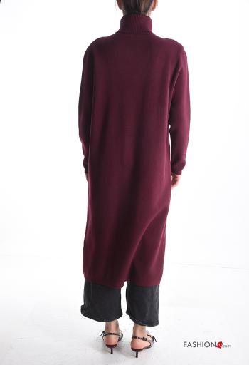 Vestido de cuello alto con abertura - ph 2