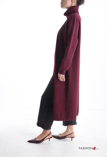 Vestido de cuello alto con abertura - ph 3