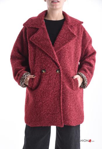 Abrigo doble botonadura con bolsillos - ph 1