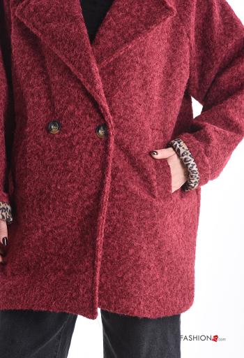 Abrigo doble botonadura con bolsillos - ph 4