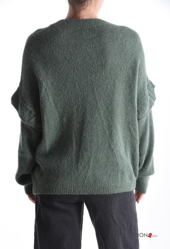 Pull col rond à volants - ph 2