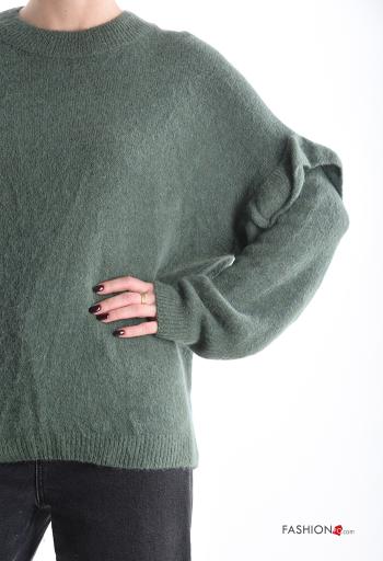 Pull col rond à volants - ph 4