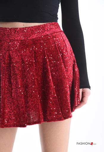 Minifalda con lentejuelas con forro - ph 4