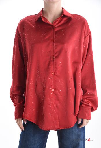 Chemise satin à paillettes - ph 1