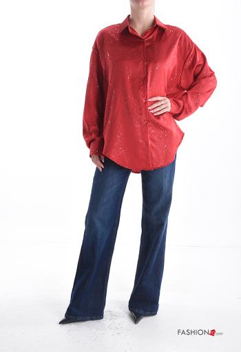 Chemise satin à paillettes - ph 5