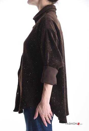 Chemise en Velours à paillettes - ph 3
