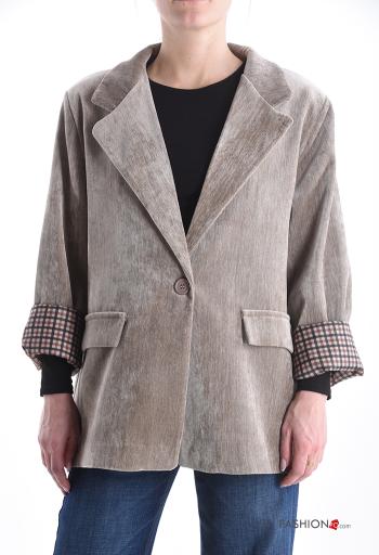 Velvet Blazer with lining