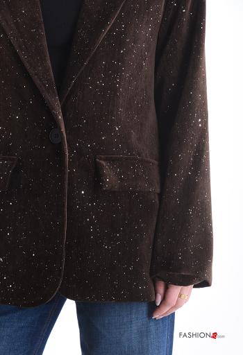 Velvet Blazer with sequins - ph 4