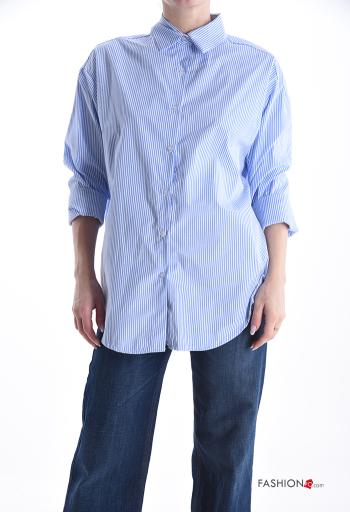 Camisa de Algodón manga larga a rayas - ph 1