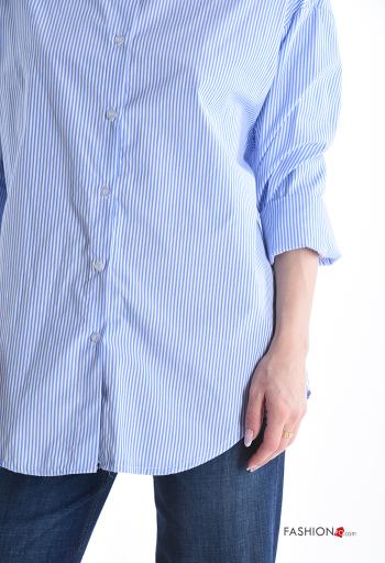 Camisa de Algodón manga larga a rayas - ph 4