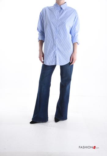 Camisa de Algodón manga larga a rayas - ph 5