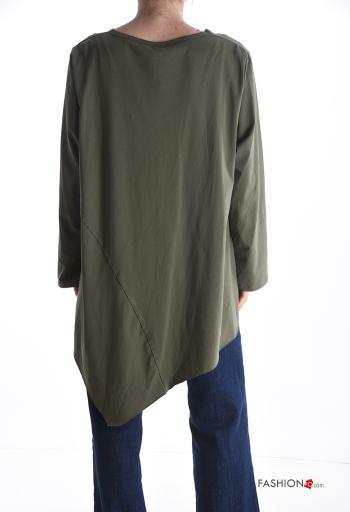 asymmetrical Cotton Long sleeved top - ph 2