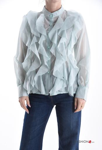 Camisa con volantes