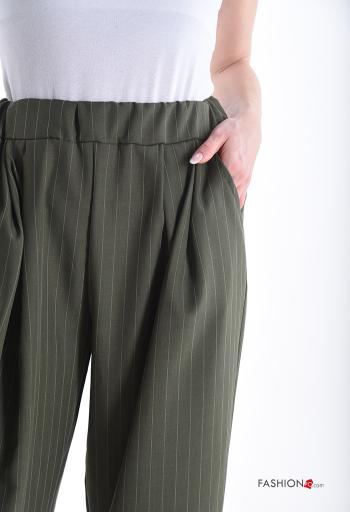 Pantalone Fantasia righe con tasche con elastico - ph 4