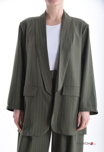 Striped long sleeve Blazer - ph 1