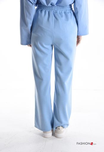 Pantalones deportivos wide leg con bolsillos con cordón - ph 2