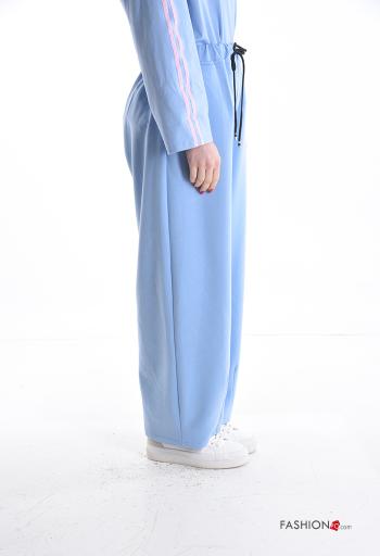 Pantalones deportivos wide leg con bolsillos con cordón - ph 3