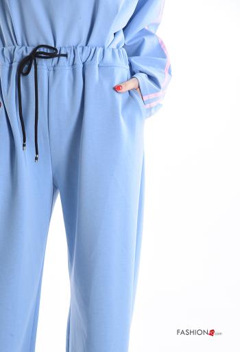 Pantalones deportivos wide leg con bolsillos con cordón - ph 4