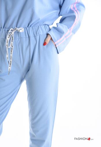 Jogginghose aus Baumwolle mit Taschen mit kordelzug - ph 4