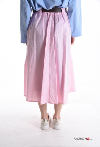 Jupe en Coton avec ceinture avec poches - ph 2