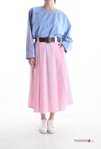 Jupe en Coton avec ceinture avec poches - ph 5