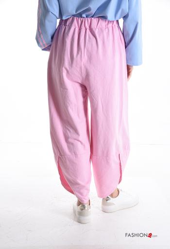 Calças de treino em Algodão com bolsos com elástico - ph 2