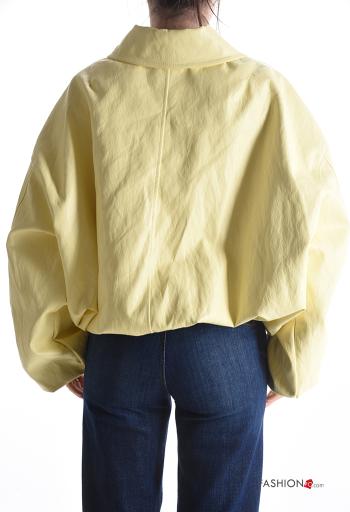 Bomber ecopelle con tasche con zip - ph 2