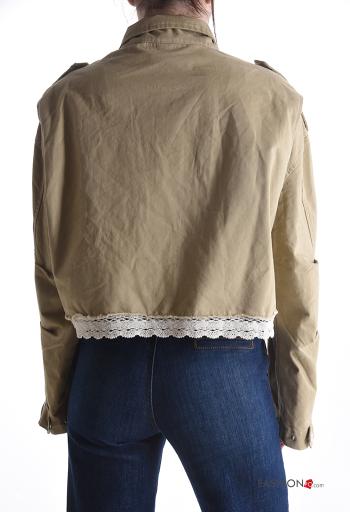 kurz Jacke aus Baumwolle mit Taschen - ph 2