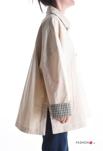 Chaqueta de Algodón extra grande con hebilla con botones con bolsillos - ph 3