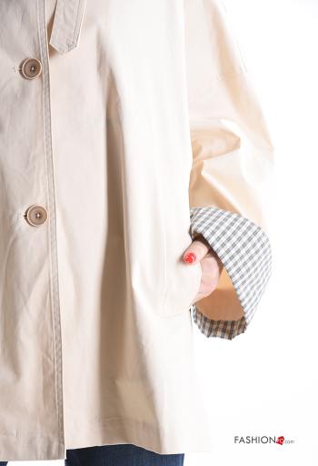 Chaqueta de Algodón extra grande con hebilla con botones con bolsillos - ph 4