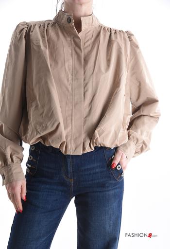 Chaqueta bomber de Algodón con botones con bolsillos - ph 1