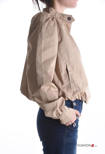 Chaqueta bomber de Algodón con botones con bolsillos - ph 3