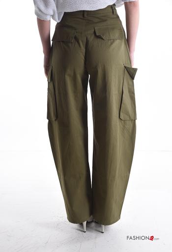 Pantalones de Algodón con bolsillos con cordón - ph 2