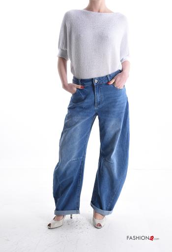 Jeans en Coton avec poches - ph 5