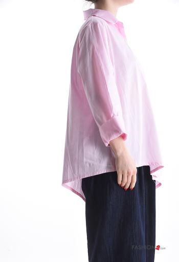 Chemise en Coton manches longues asymétrique - ph 3