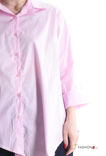 Chemise en Coton manches longues asymétrique - ph 4