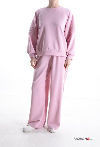 Tuta sportiva maniche lunghe con tasche con elastico