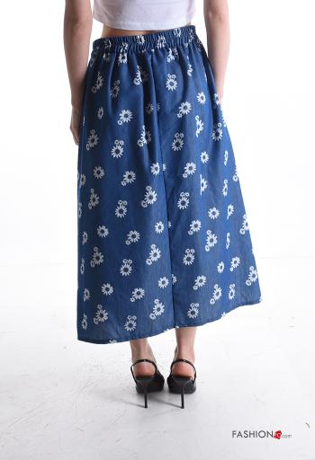 Floral Cotton Skirt with elastic - ph 2