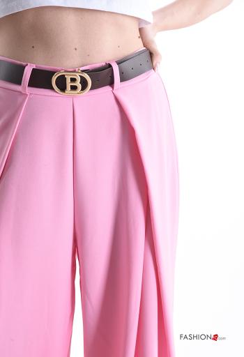 Pantalone wide leg con cintura - ph 4