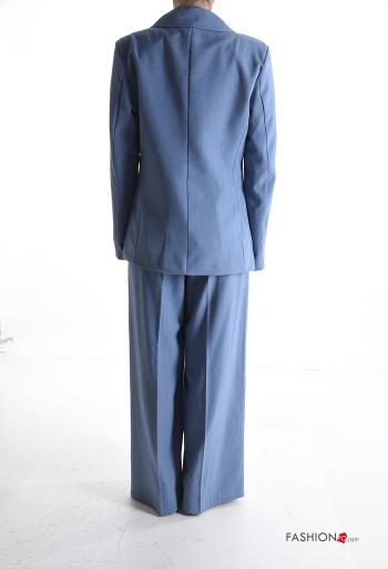 wide leg Hosenanzug mit Gürtel mit Taschen - ph 2